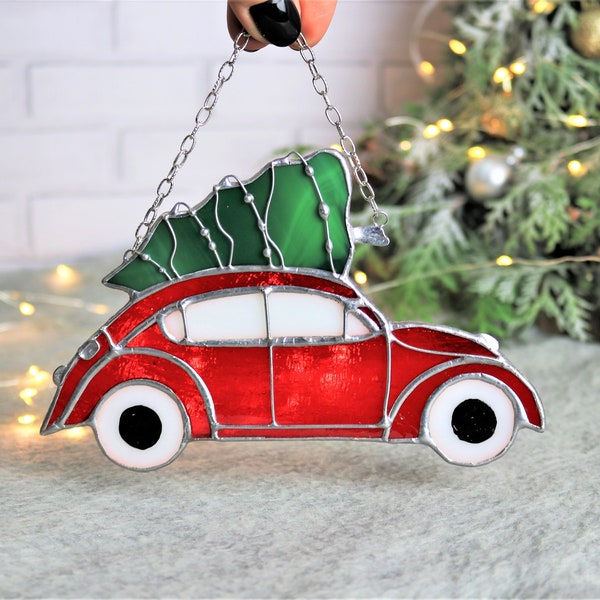 Stained Glass Car Etsy