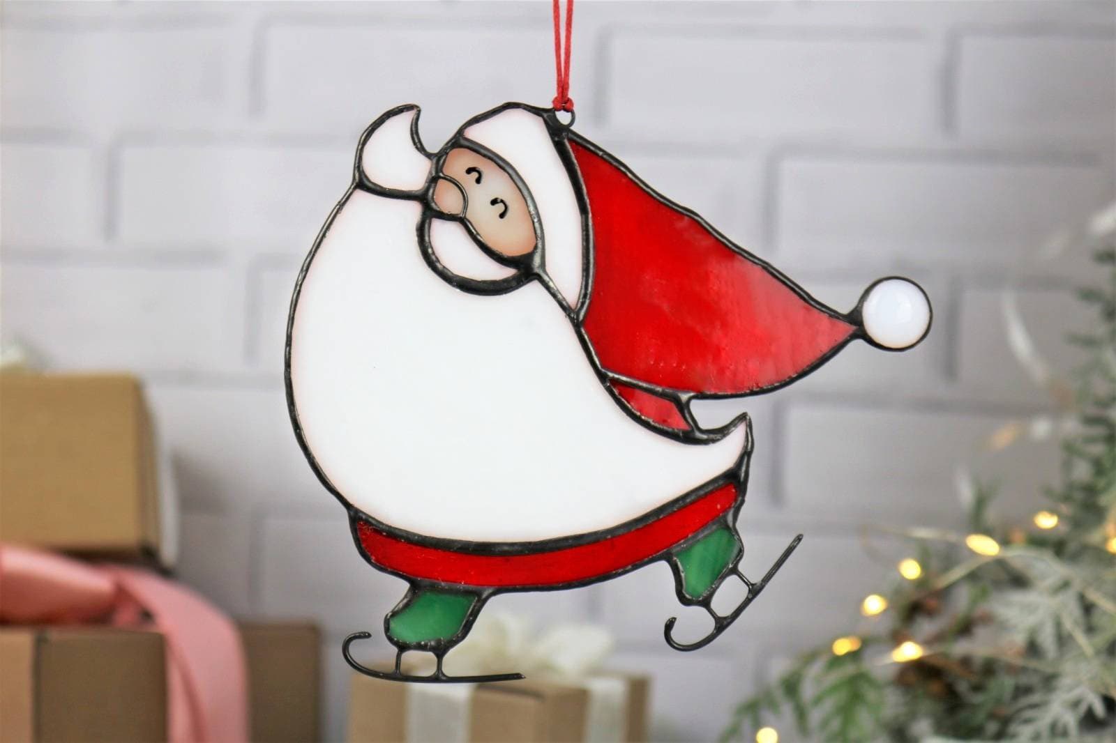 Pére Noël dansant - Figure mobile avec cellule solaire - Cadeau Noël