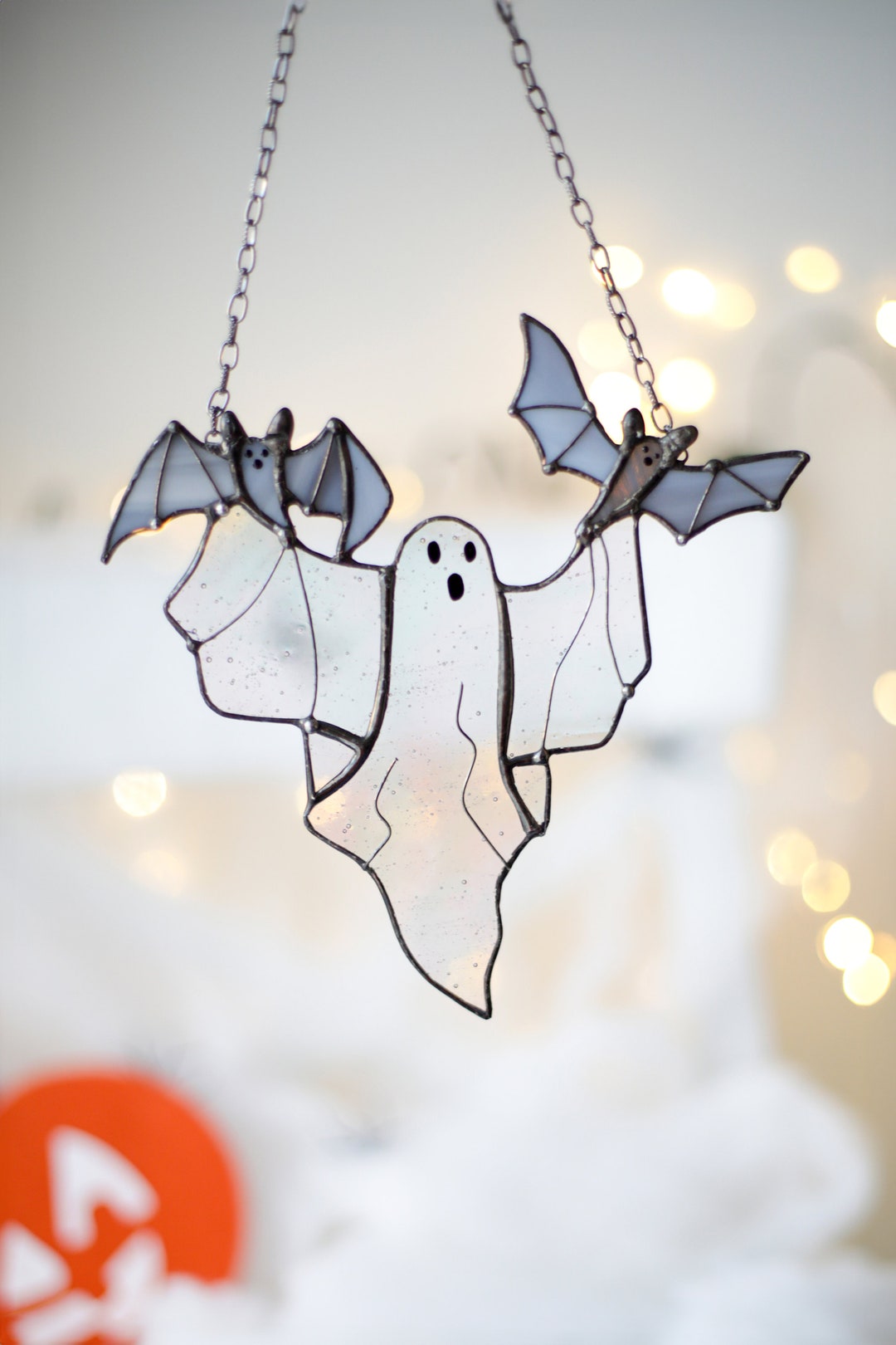 Halloween Ghost Sun Catcher - Süßer Geist Fensterdekoration