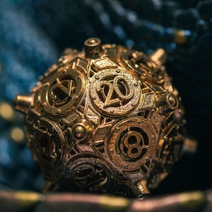 Retropunk Individuelle Bronze Oversized D20