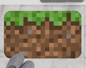 Minecraft Bathroom Etsy Minecraft Bathroom Etsy