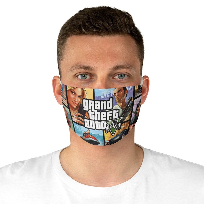 Grand Theft Auto Face Mask/ GTA5 Gamer Mask/ GTA Face Cover/ Etsy