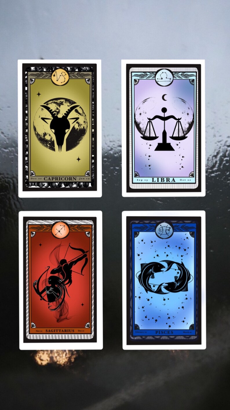 Zodiac Sign Wall Decor Astrology Art Cute Room Office Decor Etsy