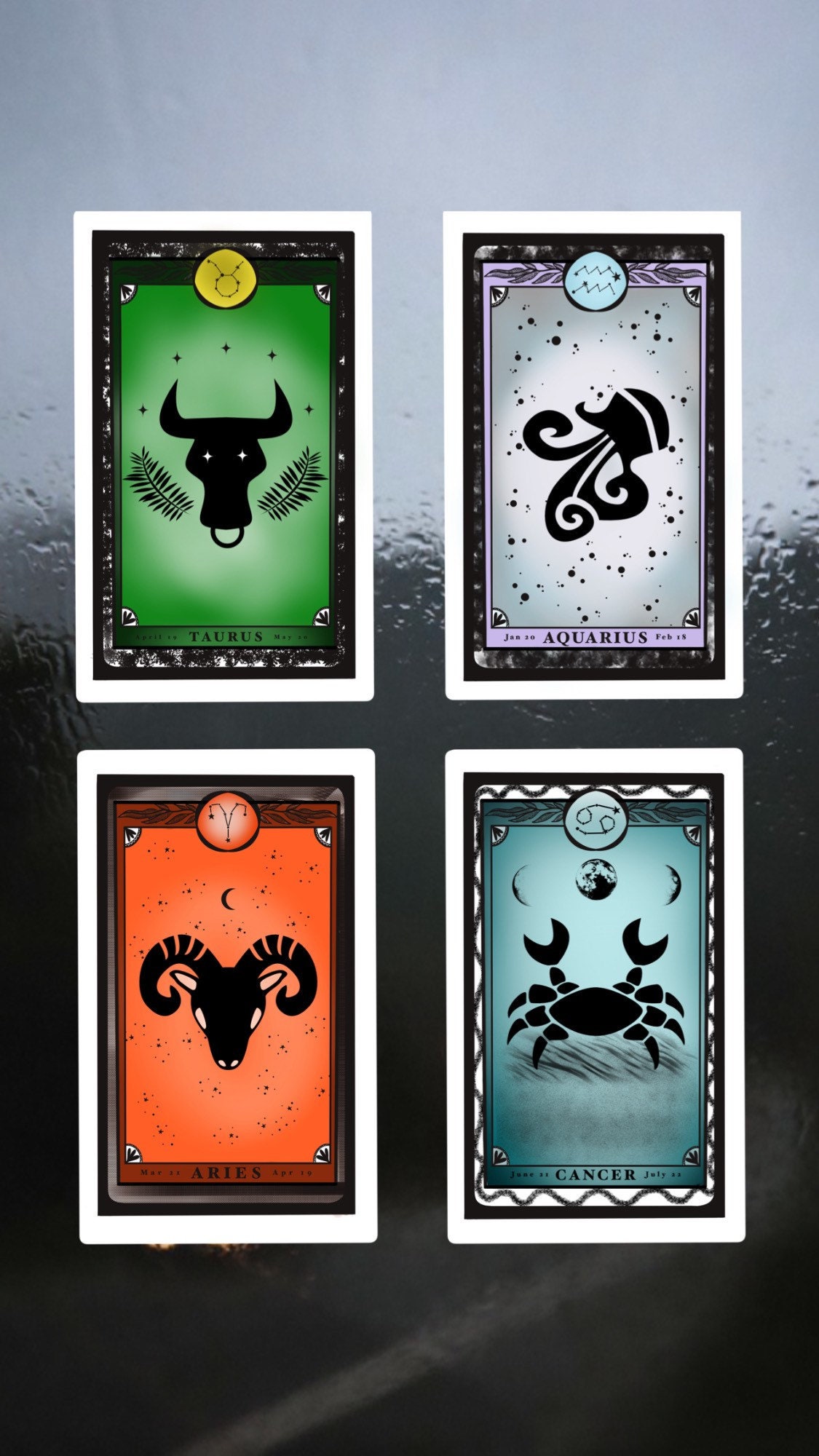 Zodiac Sign Wall Decor Astrology Art Cute Room Office Decor Etsy