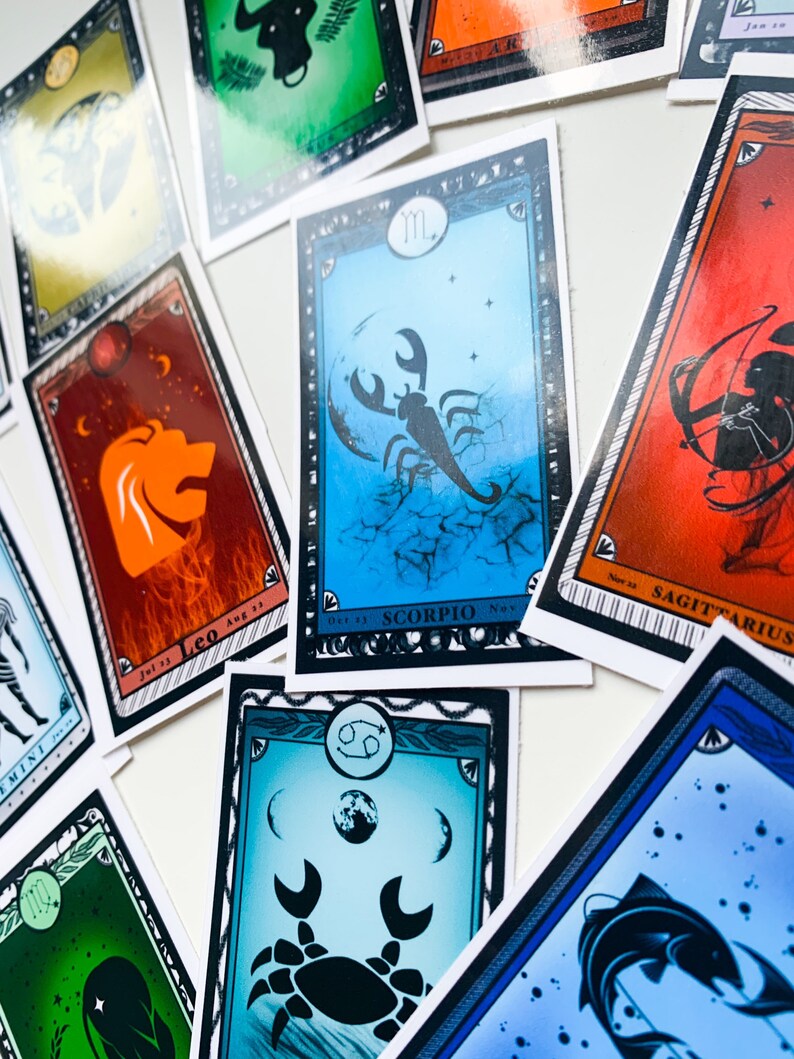 zodiac sign stickers astrology stickers zodiac aesthetic