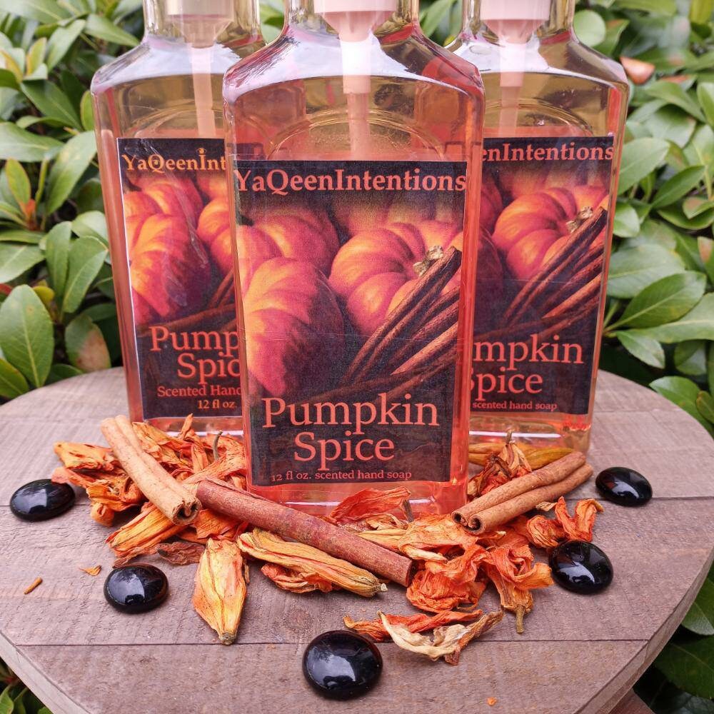 Pumpkin Spice Hand Soap Sweet Pumpkin Spice Autumn Scented Etsy