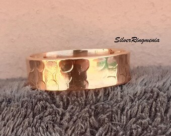 Handmade Solid Copper Band Ring: Fidget, Thumb, or Promise Ring
