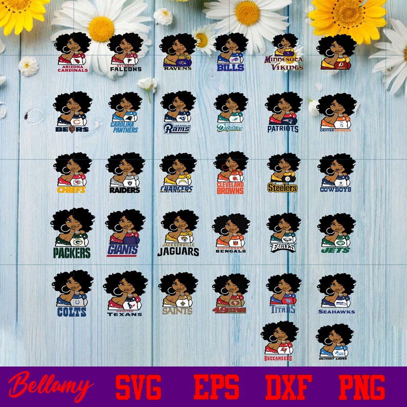 Download Bundle nfl svg Bundle nfl girl dxf Bundle NFL girl Eps | Etsy