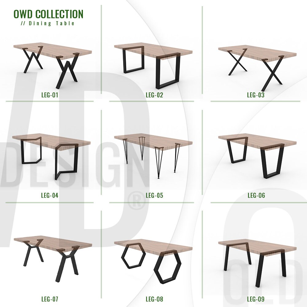 Types of dining table legs sale