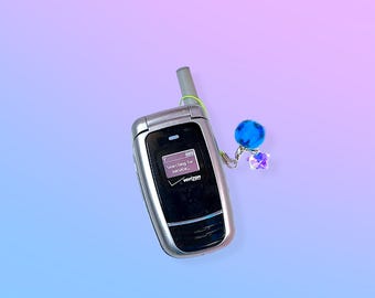 Teléfono celular vintage Y2K de los años 90. ¡Funciona!