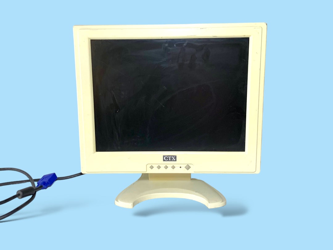 Vintage 2000s Computer Screen PC Monitor Etsy