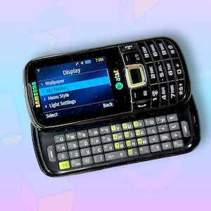 Vintage 2000’s Samsung Mobile Slider Keyboard CellPhone.Works.