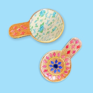 Vintage Mosaic Makeup Mirror.