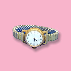 Orologio da polso Timex vintage in oro