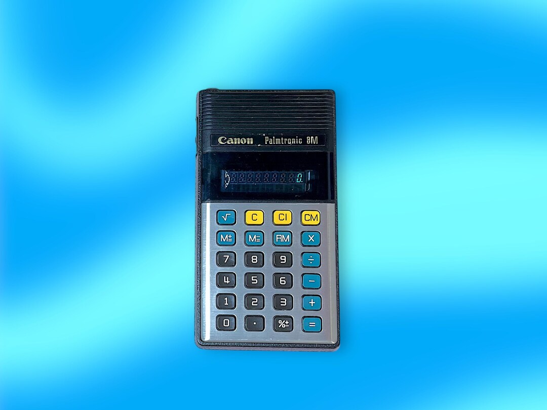 Vintage Canon Palmtronic Le-81m Calculator - RARE