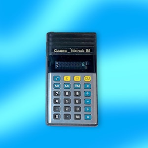 Calculadora Canon Palmtronic antigua. ¡Funciona! ¡Excepcional!