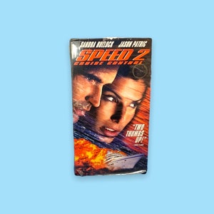 Vintage 90s Speed 2 VHS Movie Cassette.