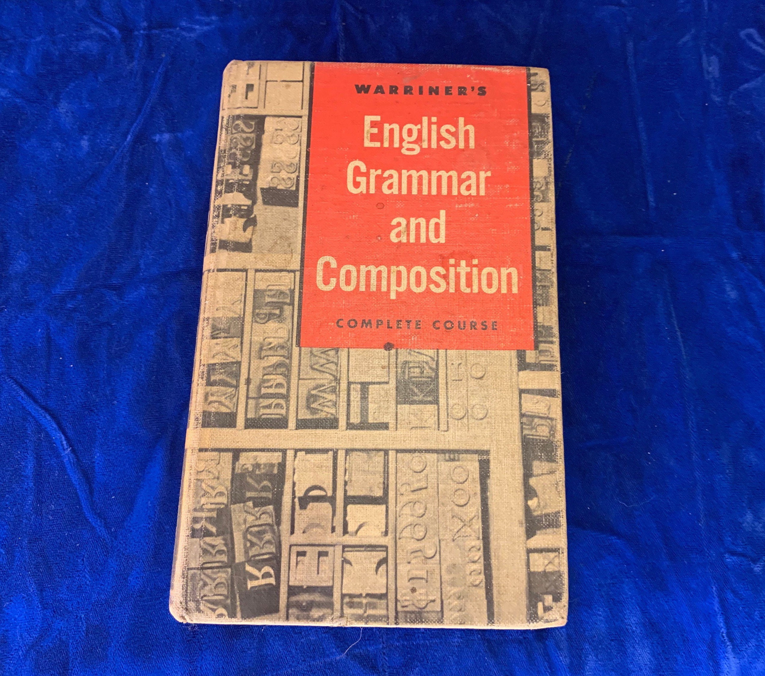 Vintage English Grammar & Composition Book. Etsy