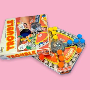 Vintage Trouble Board Game Toy.