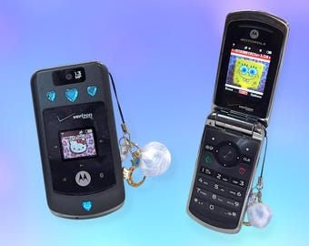 Vintage Y2K Motorola Mobile Flip Cell Phone.Works!