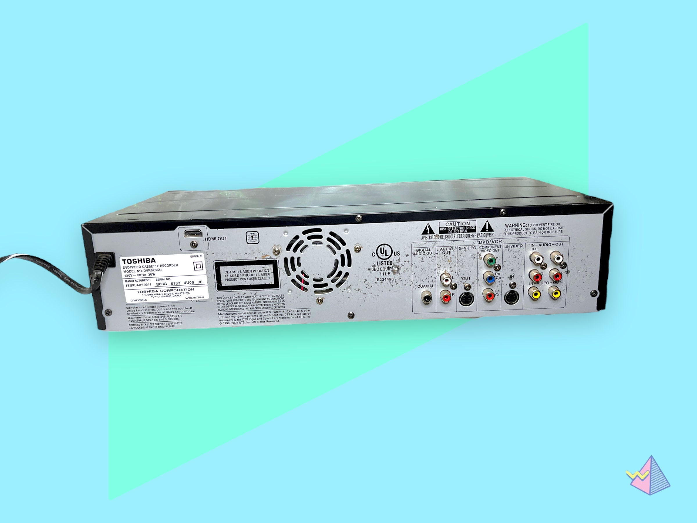 ビンテージ東芝 DVD VHS ビデオカセットプレーヤー レコーダー