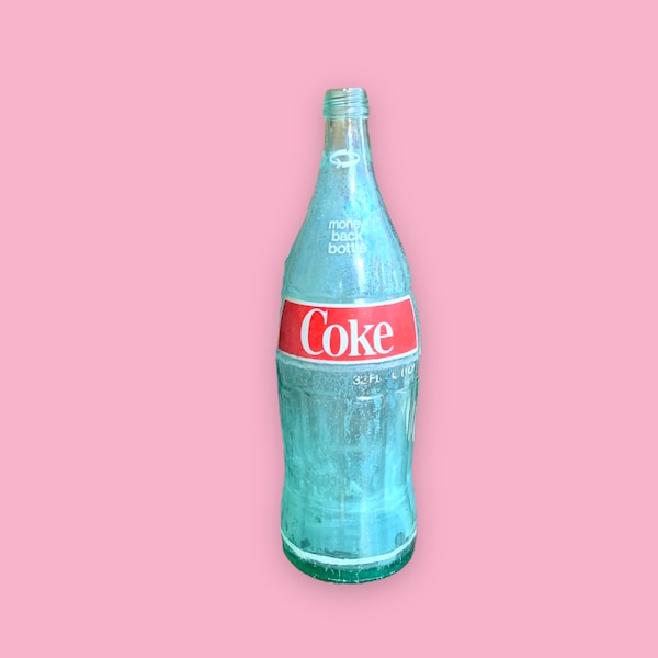 Vintage Coca-Cola glazen fles.
