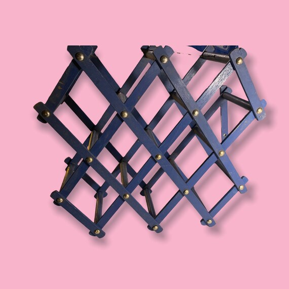 Vintage Wooden Accordion Wall Rack. Etsy