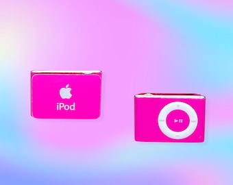 Vintage Y2K Pink Apple IPod Mobile Music Player.