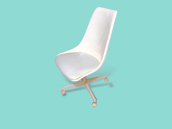 Vintage Retro Office Desk Chair. Etsy
