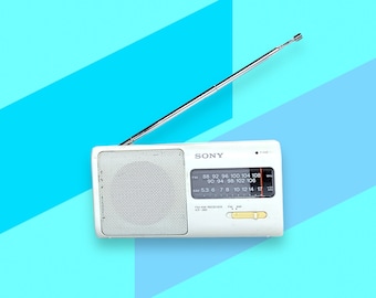 Vintage Sony Portable Radio Player. Rare. Works
