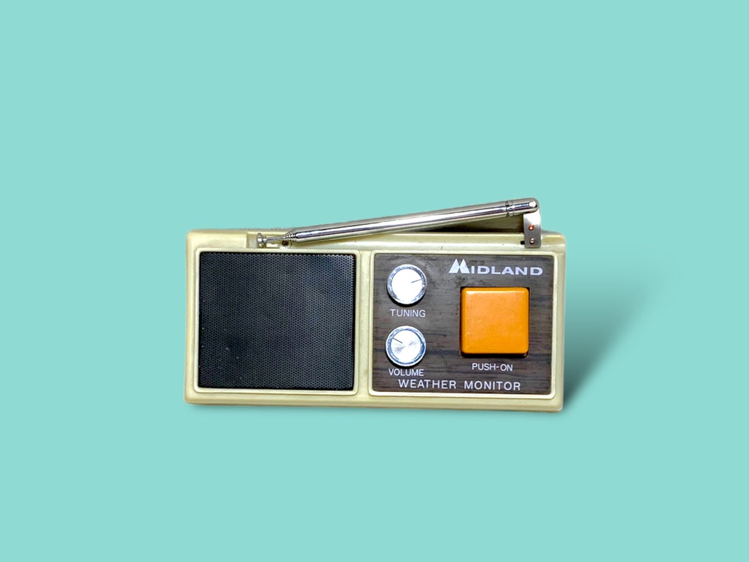 Midland Weather Radi Vintage Midland Weather Radio Monitor. as Is. - Etsy