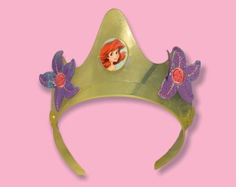 Vintage Disney Princess Little mermaid tiara Toy.