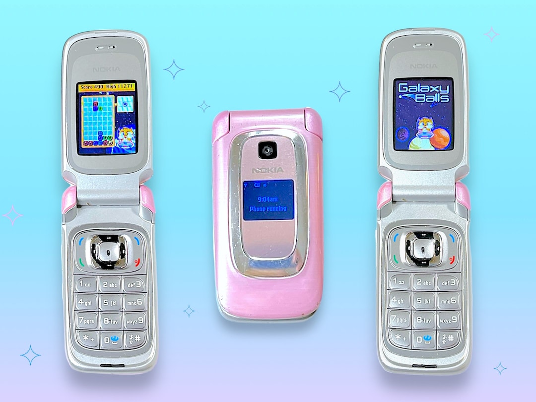 Vintage Y2K Pink Nokia Camera Flip Cell Phone.rare.works Etsy