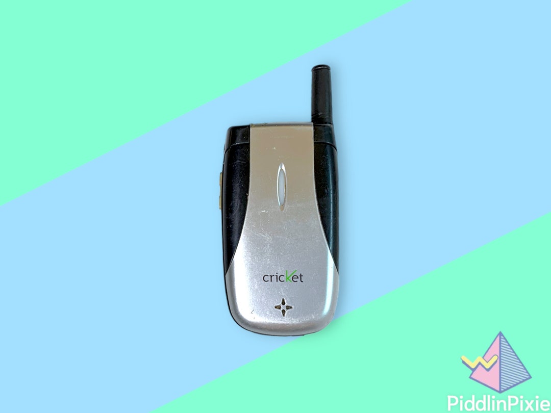 Vintage 90s Cricket Flip Cell Phone. Works. Etsy