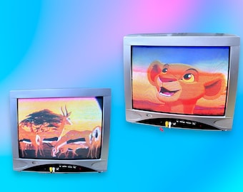 Vintage 90er Jahre Röhren Fernseher.Funktioniert!