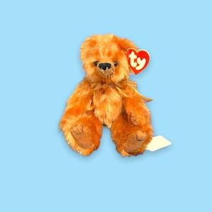 Vintage Y2K Beanie Babies Bear. Clay.