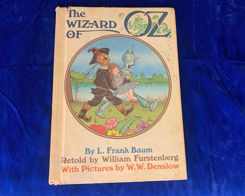 Vintage Wizard of Oz Book Etsy