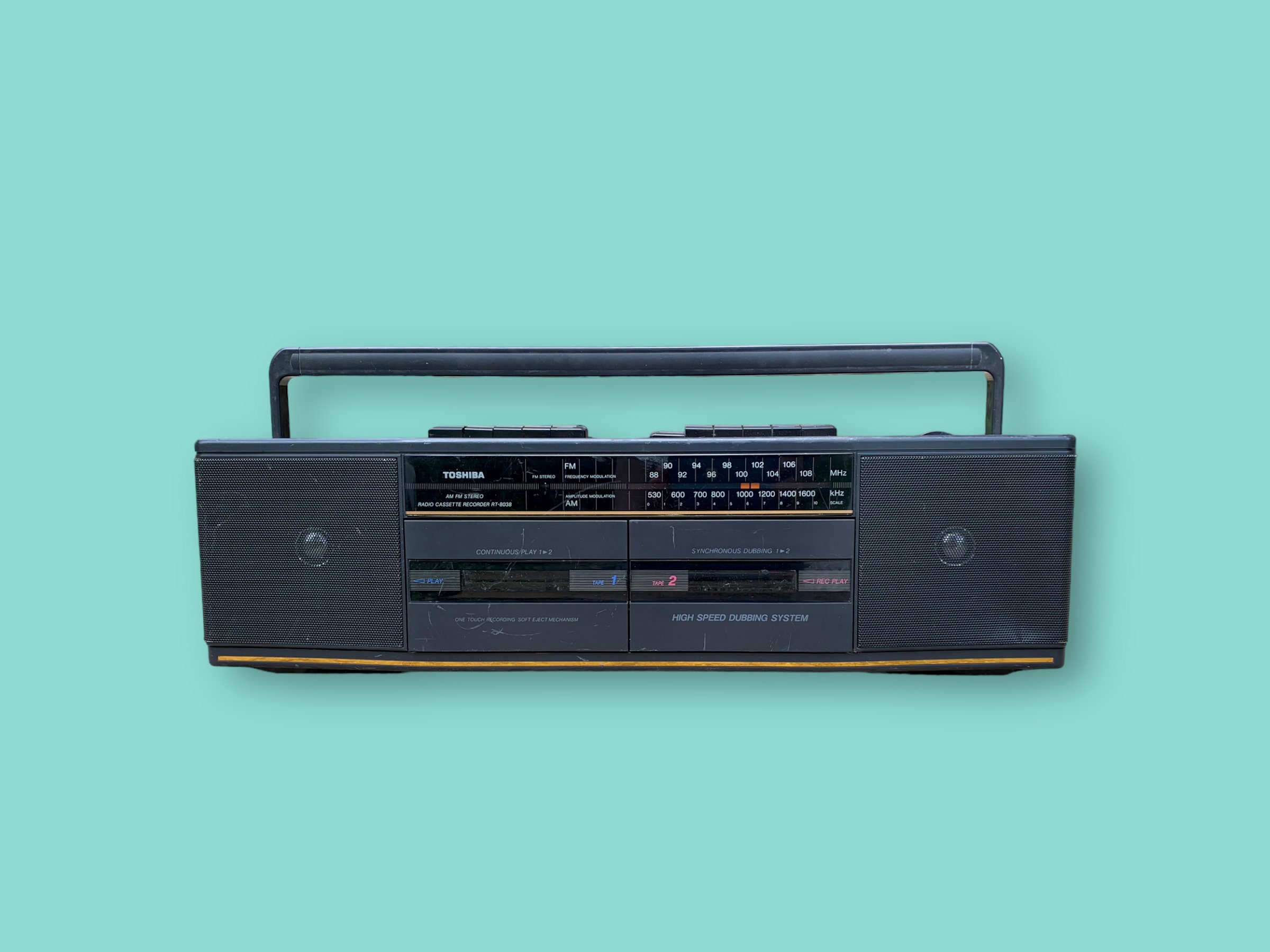 Vintage Toshiba Stereo Radio Cassette Recorder. - Etsy Vintage Toshiba Stereo Radio Cassette Recorder. - Etsy