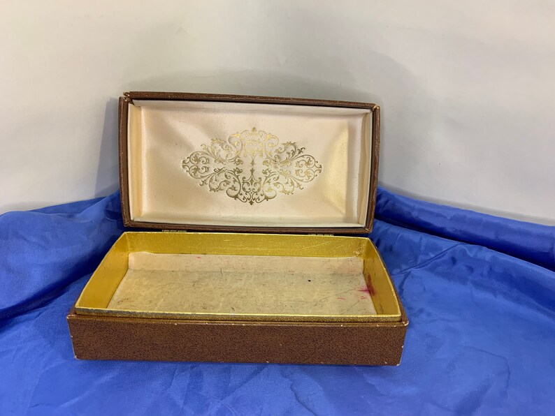 Vintage Vinyl Jewelry Box. Etsy