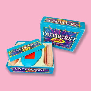 Juego de mesa vintage OutBurst de los años 90.