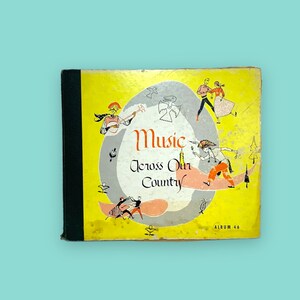 Vintage Music Across Our Country Record Album.