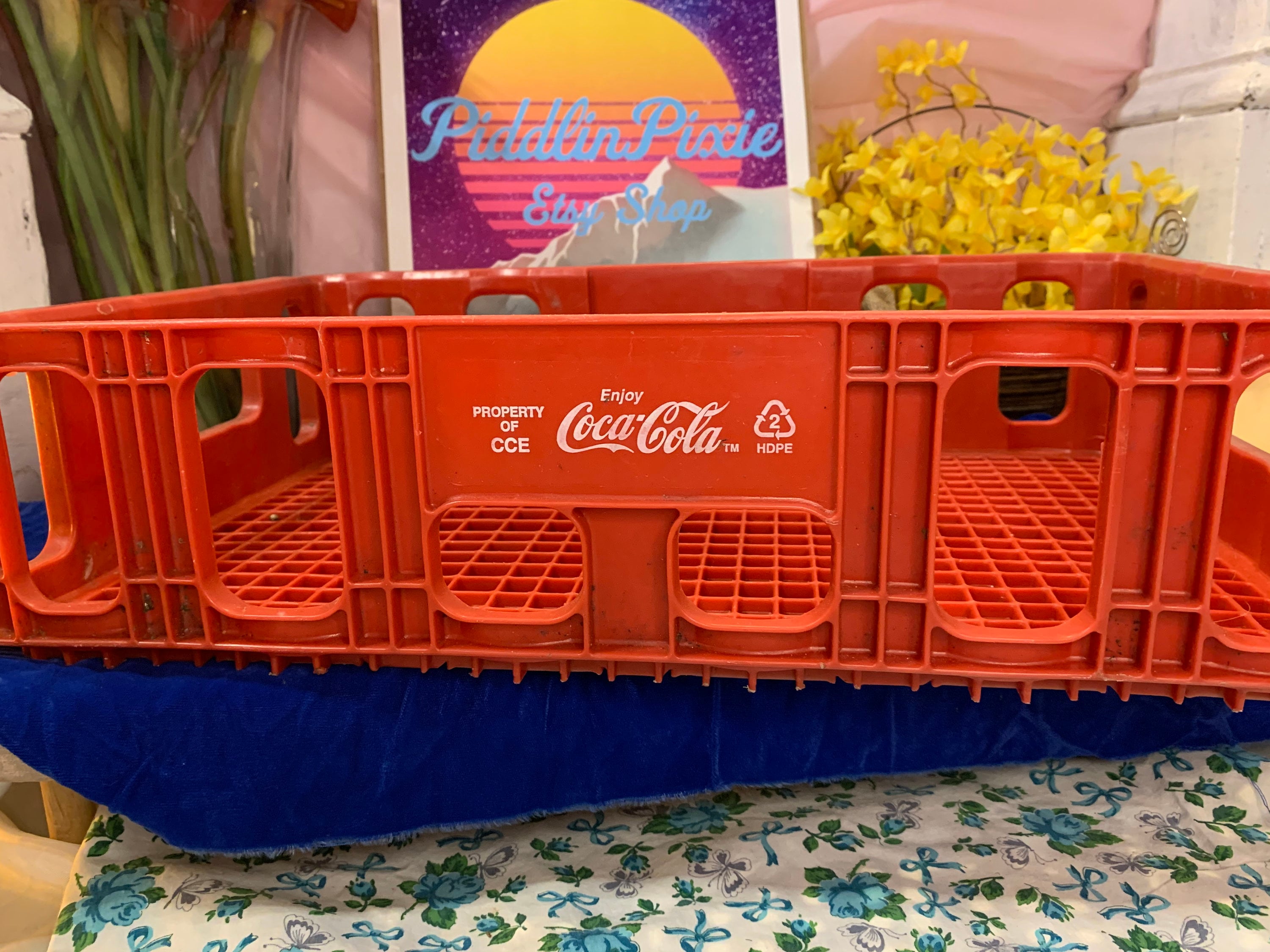 Vintage Plastic CocaCola Crate Etsy