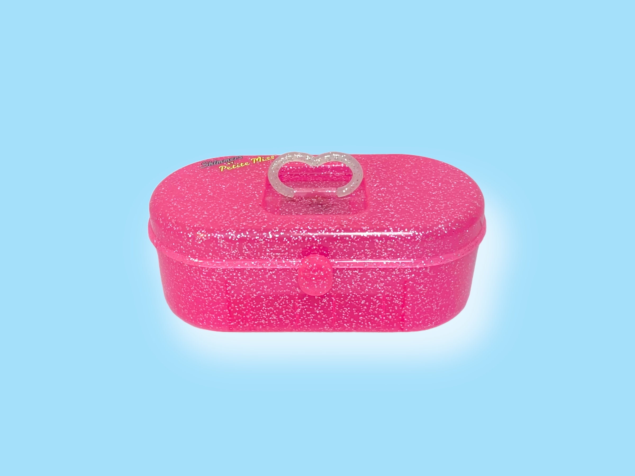 Caboodles Vintage On-The-Go Girl Storage Sparkle Cosmetic Case 