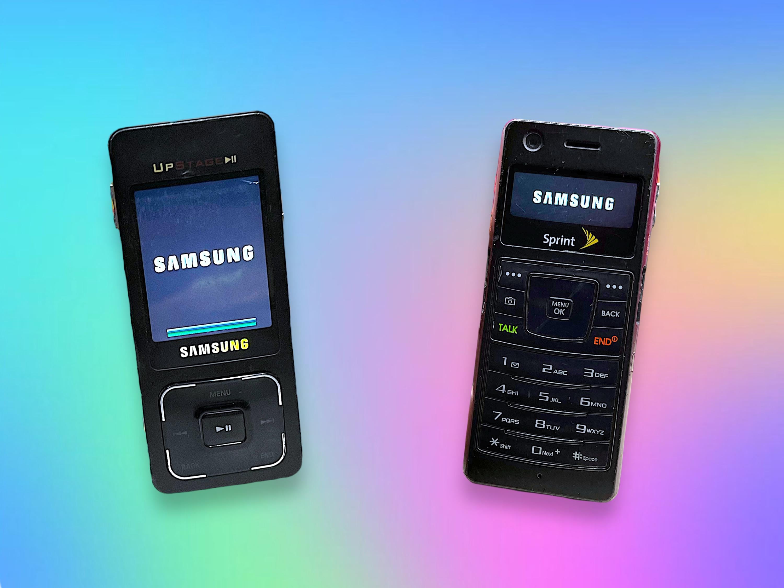 ANDROID - ハッピースマイル Vintage Y2K Samsung Cell Phone MP3 Player. Works. - Etsy