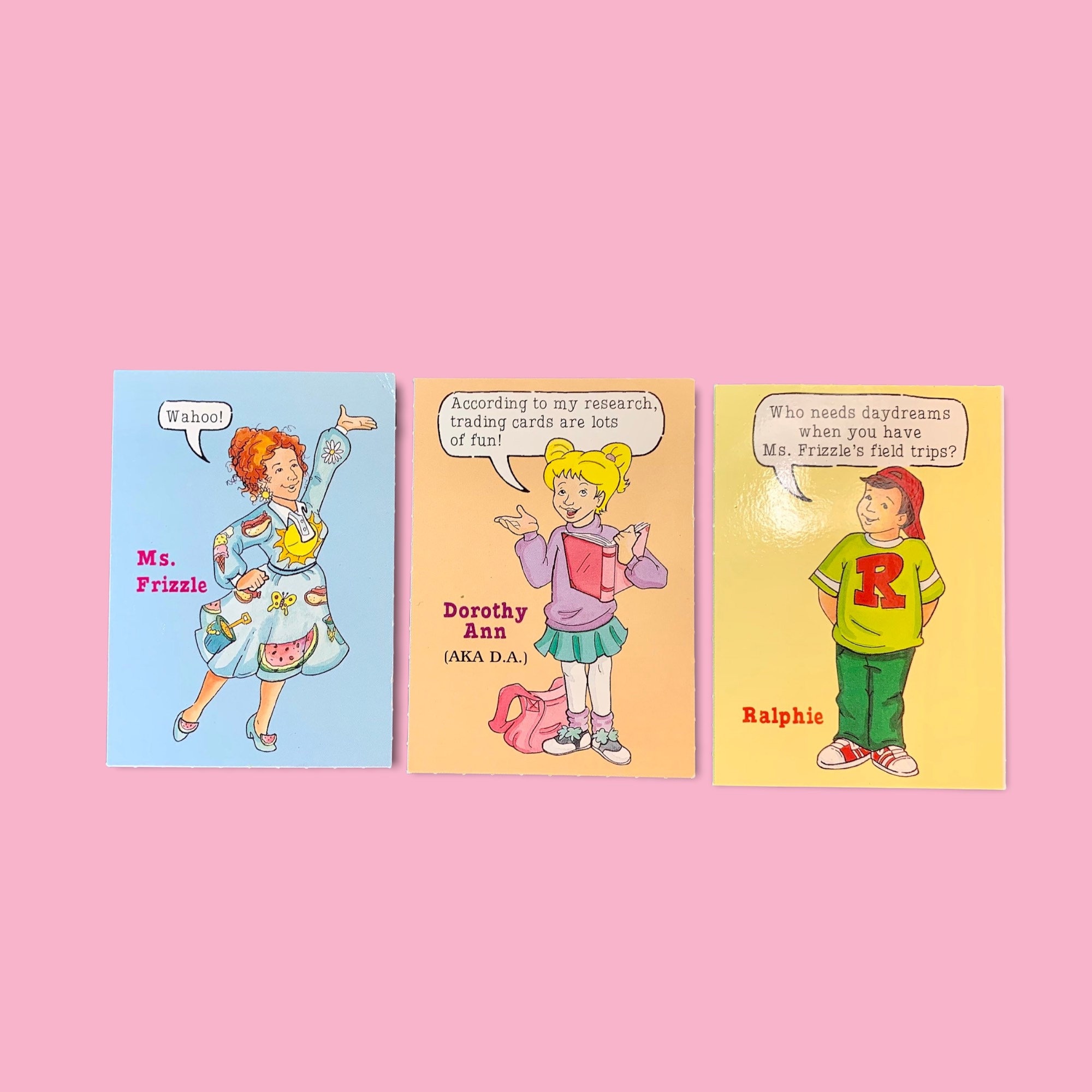 90s マジックスクールバス フィギュア アメトイ ヴィンテージ HASBRO Vintage 90s Magic School Bus Cards. - Etsy