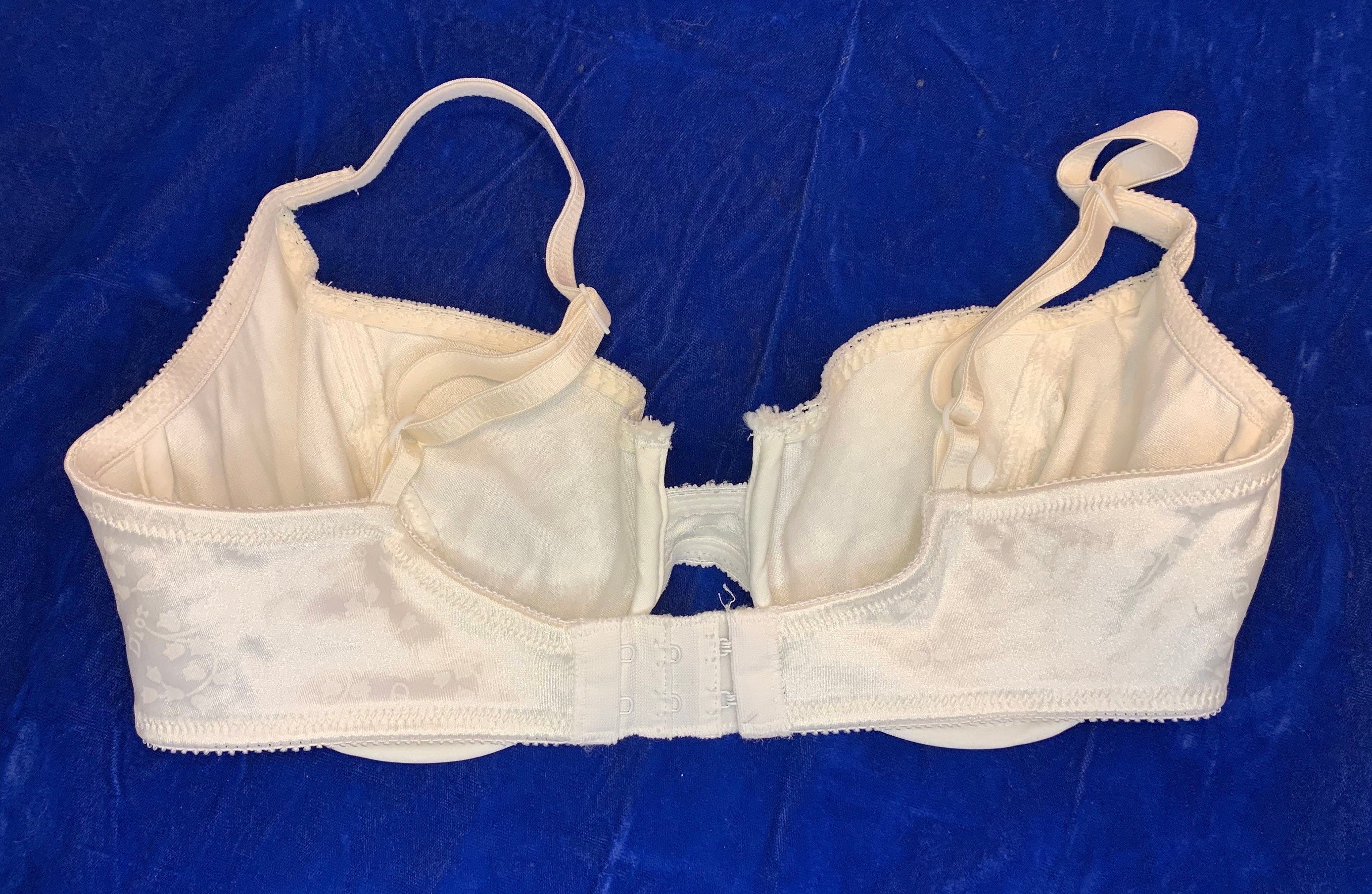 Vintage Christian Dior Intimates White Nylon Lingerie Bra. Etsy