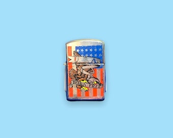 Vintage Patriotic American Zippo Lighter.