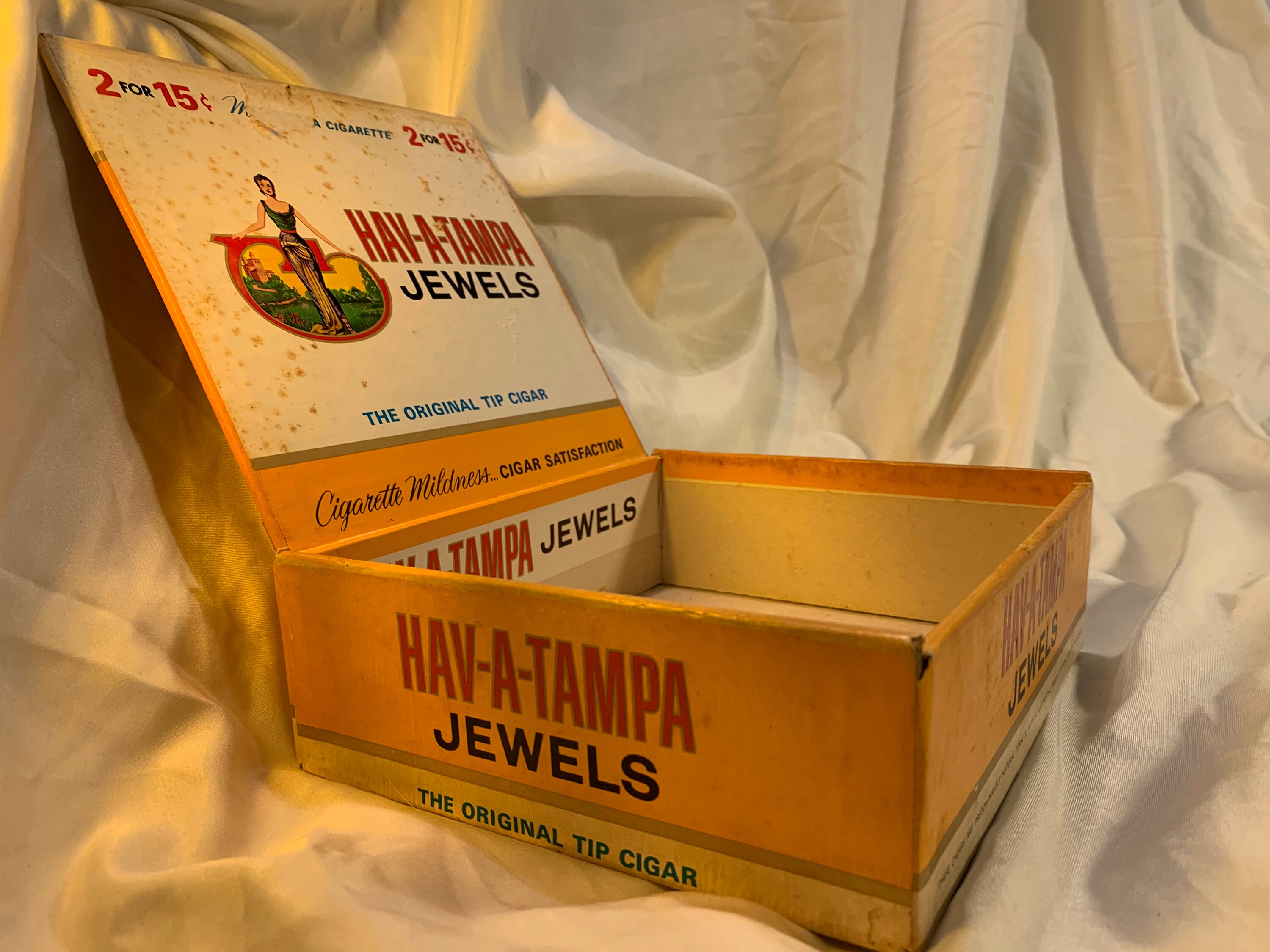 Vintage HavATampa Jewels Cigar Box Etsy