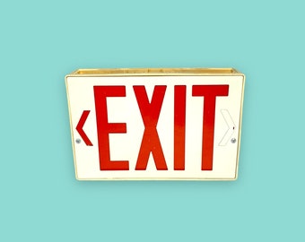 Vintage 90’s EXIT Sign.