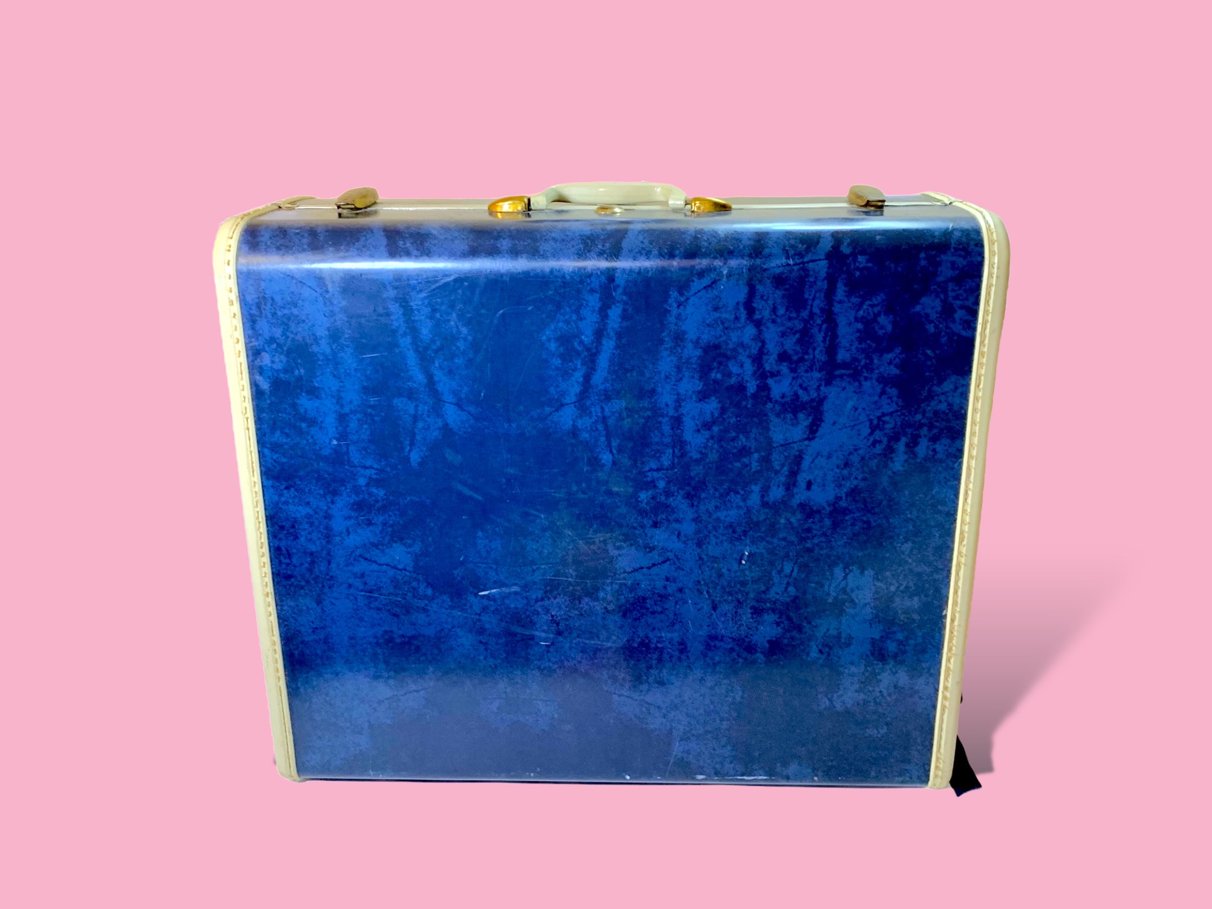 サムソナイト トランク アンティーク 昭和レトロ ブルー インテリア 当時物 レトロ ヴィンテージ 50'S samsonite サムソナイト トランク